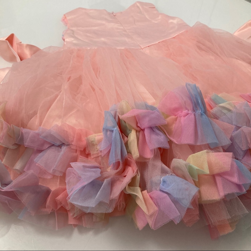 Luxury Embroidered Flower Girl Piano Dress Princess Birthday Wedding 5055 - Picture 14 of 16